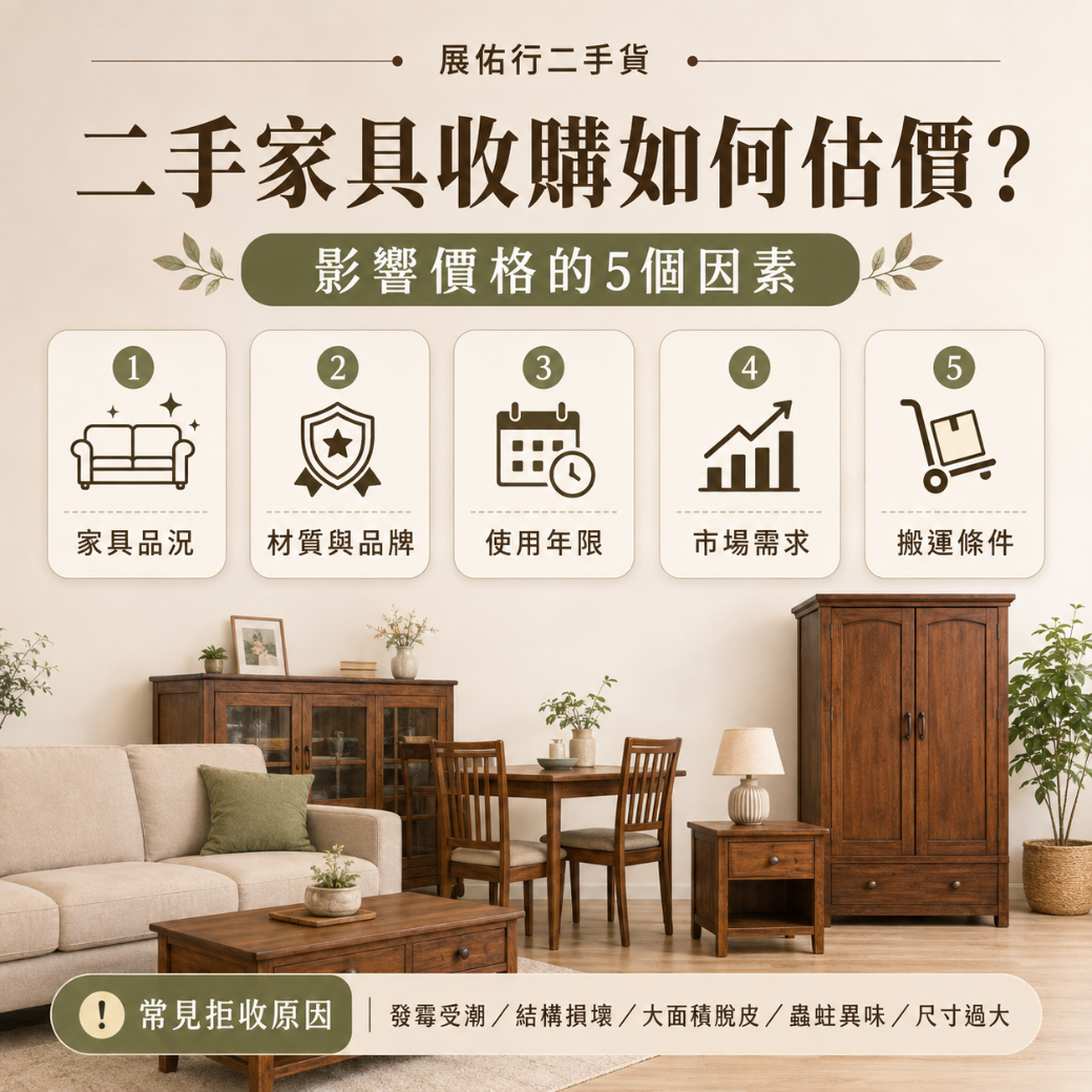 台南二手家具收購 二手家具估價