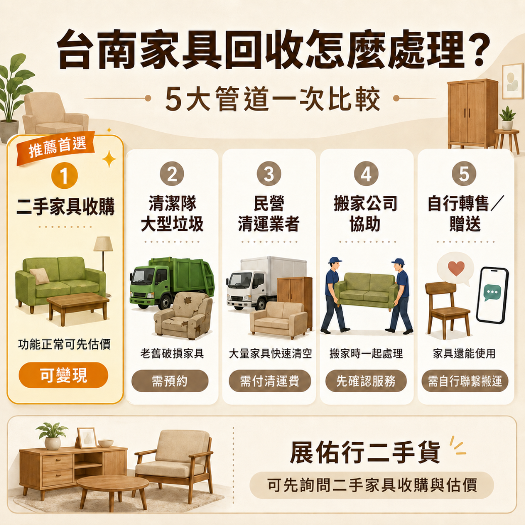 台南家具回收 家具回收管道