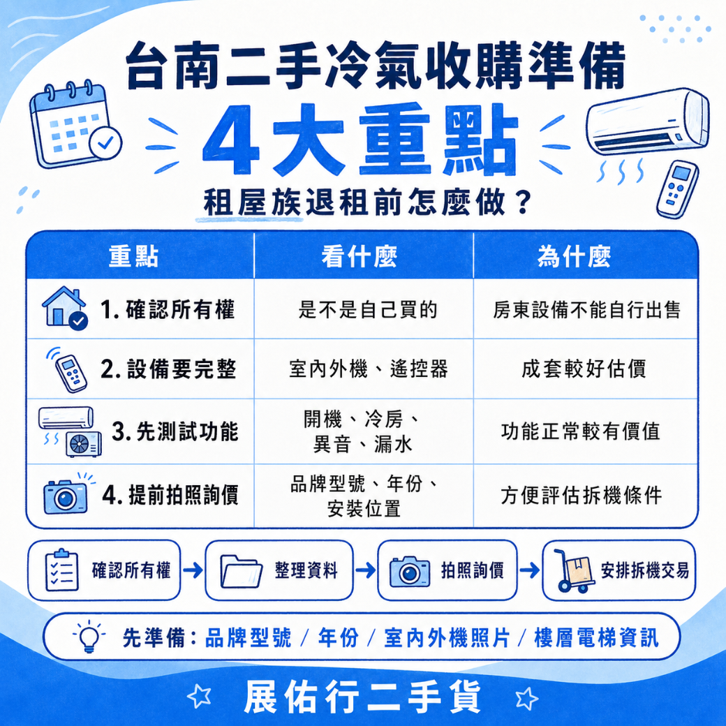 台南二手冷氣收購 台南二手冷氣收購準備
