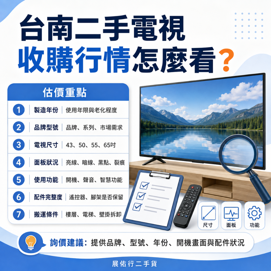 台南二手電視收購 台南二手電視收購注意事項