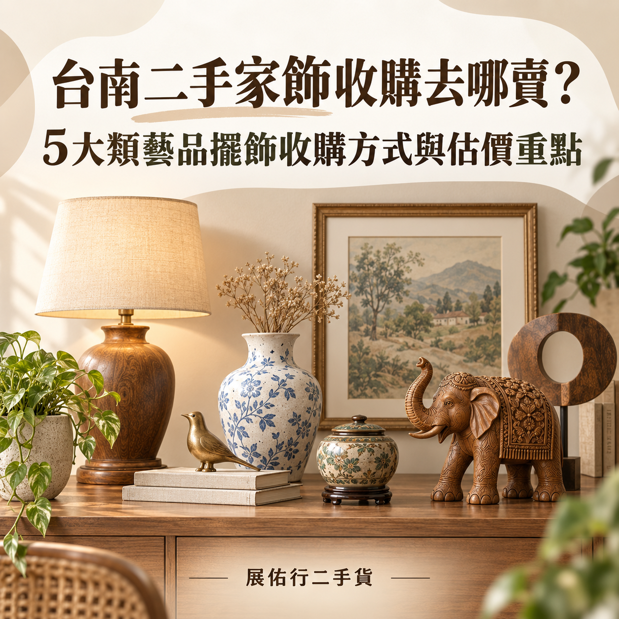 台南二手家飾收購去哪賣？5大類藝品擺飾收購方式與估價重點